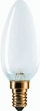 Gloeilamp kaarslamp mat 15W E14